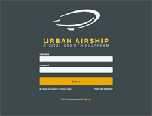 Tablet Screenshot of go.urbanairship.com